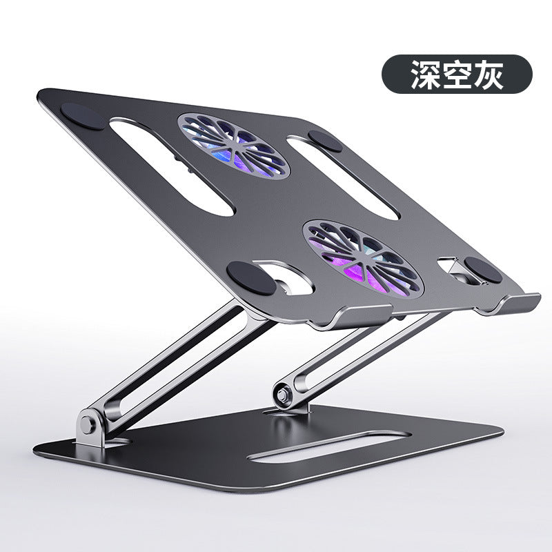 Laptop Stand with Height Adjustment and Cooling Feature