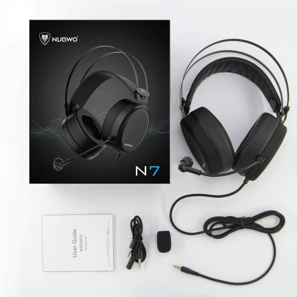 NUBWO N7 Wired Gaming Headset for PS4 and PC