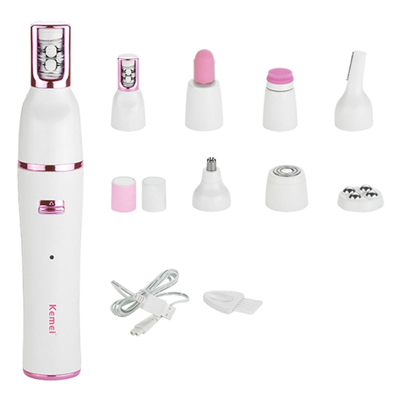 7in1 Women Epilator Electric Facial Hair Remover